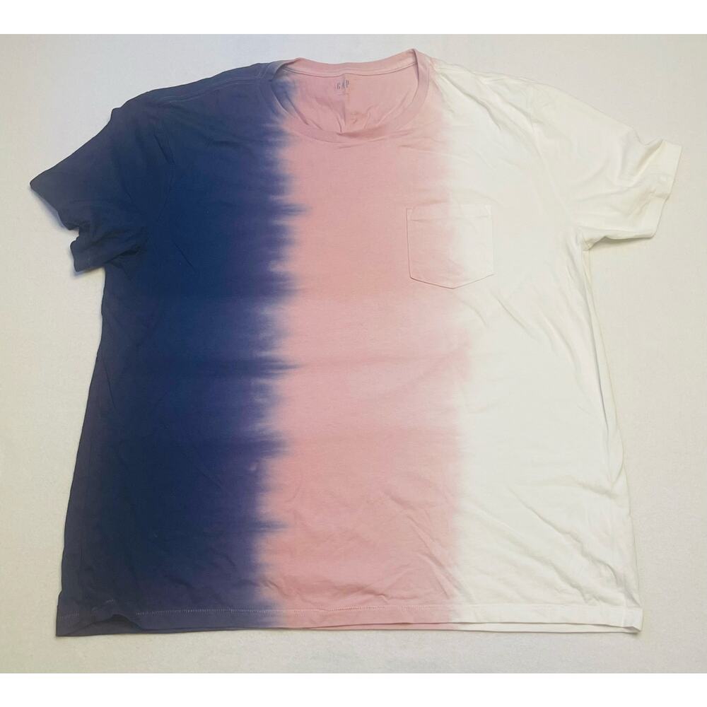 The GAP Tie-Dye Stripe T-Shirts XL Men’s Tshirt